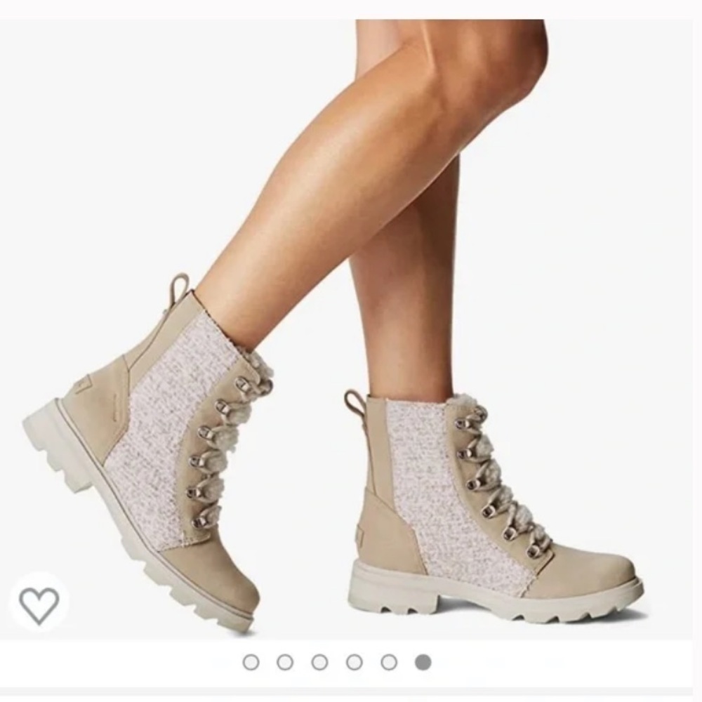 NWT Sorel Lennox Lace Cozy Waterproof Boot